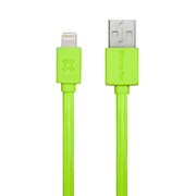 Lightning to USBフラットケーブル グリーン XCL-USB-53