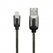 プレミアム Lightningナイロンケーブル 1m ブラック XCL-HQC-13