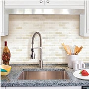 BST-12 [タイル調 キッチンウォールペーパー 30.5×30.5cm Brick white_(L) 4枚入り]
