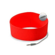 RunPhones Microphone スポーツヘッドホン マイク付き Lサイズ レッド RM2RL