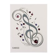 GEM TATTOO デザイン4 [スワロフスキー付き タトゥーシール]