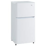 冷凍冷蔵庫 (106L 右開き) 2ドア ホワイト JR-N106K W