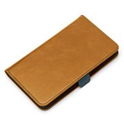 スマートフォン用マルチフリップカバー Lサイズ キャメル PG-MFPL01CM