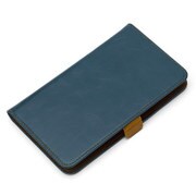 スマートフォン用マルチフリップカバー Lサイズ ブルー PG-MFPL03BL