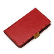 スマートフォン用マルチフリップカバー Mサイズ ワインレッド PG-MFPM02RD
