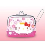 RM-4256 [がまぐち はんなり豆腐×ハローキティ 花柄]