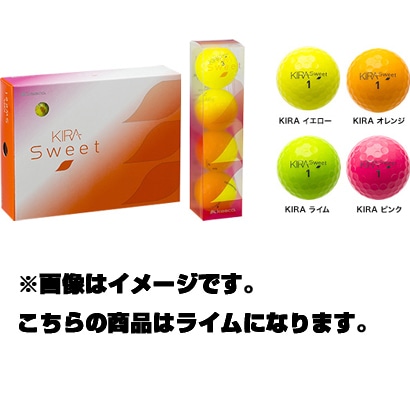 Kira Sweet Kiraキャラ ライム ゴルフボール 1ダース12球入り