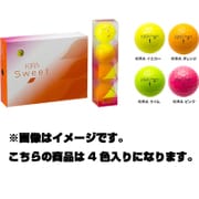 KIRA Sweet KIRAキャラ アソート(イエロー・オレンジ・ライム・ピンク) [ゴルフボール 1ダース12球入り]