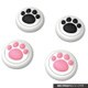 PS Vita PCH-1000/2000用 [アナログスティックカバー ねこにゃん 白]