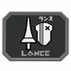 PATCHワッペン(ラバータイプ) モンスターハンター 武器アイコン ランス [キャラクターグッズ]