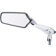バイクミラー ナポレオン(NAPOLEON) ガセットミラー(左側用)カラー:ブラック×クロームメッキ 10mm正ネジ/1本入り AM2-103-10L