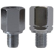 バイクミラー ナポレオン(NAPOLEON) ネジ径変換アダプタ― カラー:メッキ(正10mm→逆8mm) CM-3
