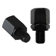 逆ネジアダプター 8mm ブラック H-8