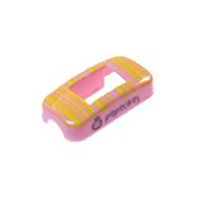 IMAZINE(イマジン) シリコンウォッチ 専用カスタムカバー ボーダー ピンク 正規輸入品 p0177c