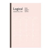 ロジカルダイアリー 2016年度版 月間ノートタイプ A5 ピンク NS-A502-16AP