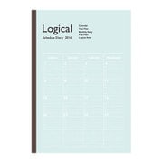 ロジカルダイアリー 2016年度版 月間ノートタイプ A5 ブルー NS-A502-16AB