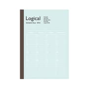 ロジカルダイアリー 2016年度版 月間ノートタイプ A6 ブルー NS-A602-16AB