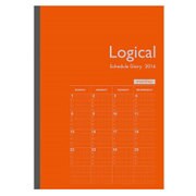 ロジカルダイアリー 2016年度版 月間ノートタイプ B5 オレンジ NS-B502-16BO