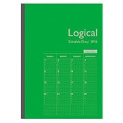 ロジカルダイアリー 2016年度版 月間ノートタイプ B5 グリーン NS-B502-16BG