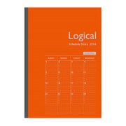 ロジカルダイアリー 2016年度版 月間ノートタイプ A5 オレンジ NS-A502-16BO