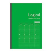 ロジカルダイアリー 2016年度版 月間ノートタイプ A5 グリーン NS-A502-16BG