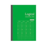 ロジカルダイアリー 2016年度版 月間ノートタイプ A6 グリーン NS-A602-16BG