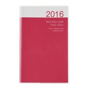 ノートダイアリー 2016 ピンク NS-001-16P