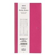 インデックスダイアリー 2016 ソフト B6スリム ピンク DU-SB602-16P