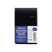 デイリービジネスダイアリー 2016 天開き ミニ ブラック BU-250-16D