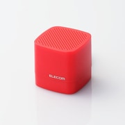 スマートフォン用 コンパクトワイヤレス Bluetooth スピーカー レッド LBT-SPCB01AVRD