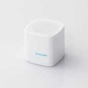 スマートフォン用 コンパクトワイヤレス Bluetooth スピーカー ホワイト LBT-SPCB01AVWH