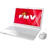 LIFEBOOK AH45/W AHシリーズ 15.6型ワイド/Core i3-5005U/HDD 1TB/メモリ 4GB/ブルーレイディスクドライブ/Windows 10 Home 64ビット/ハイレゾ音源対応/アーバンホワイト FMVA45WW