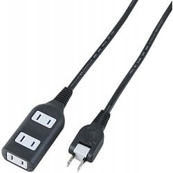耐トラ付タップ 3個口 5m 黒 Y02S305BK