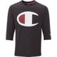 CM1957-K-O [DRYSAVER 3/4 Tシャツ メンズ Oサイズ ブラック]