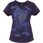 DB75315-KP-M [Tシャツ レディース Mサイズ ブラックパープル]