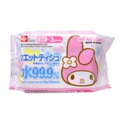 SS-233 [マイメロディ 水99.9％ ウエットティシュ 80枚 3パック入]