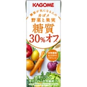 糖質30％オフの野菜と果実 200ml×24 [野菜果汁飲料]