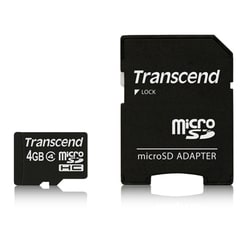 MH3 緑のカード4種1枚ずつセット Transcend microSDHCカード 4GB class10 TS4GUSDHC10の販売商品