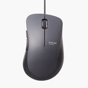 BlueLED 有線マウス 5ボタン 静音 ブラック M-BL25UBSBK