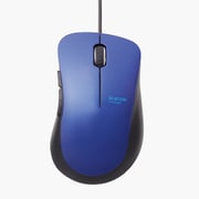 BlueLED 有線マウス 5ボタン 静音 ブルー M-BL25UBSBU