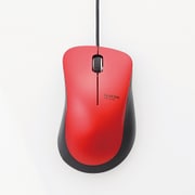 静音有線マウス 3ボタン レッド M-BL24UBSRD
