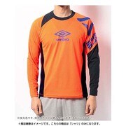 UBA7545L-FORG-L [COMBO プラクティス長袖シャツ Lサイズ Fオレンジ×ネイビー]
