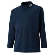 UBA7546JL-NVY-140 [ブラッシュドハイネックシャツ ジュニアサイズ 140cm ネイビー]