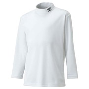 UBA7546JL-WHT-130 [ブラッシュドハイネックシャツ ジュニアサイズ 130cm ホワイト]