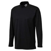 UBA7546L-BLK-M [ブラッシュドハイネックシャツ Mサイズ ブラック]