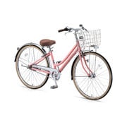 1D650C0 シティサイクル Lopeta（ロペタ） 26型 変速なし P.Xピーチピンク LP60T6