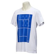 ABF75-AA4223-J/L [US TENNIS Tシャツ メンズ Lサイズ ホワイト]