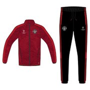 APU90-AC1504-L [2015-16 マンチェスター・ユナイテッドFC UCL プレゼンテーションスーツ 上下セット メンズ Lサイズ スカーレット/ソーラーレッド/ブラック]