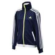 BBQ81-AH2835-J140 [GIRLS JEWEL SPORTS ジャージジャケット ジュニアサイズ 140cm カレッジネイビー/カレッジネイビー]