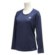 KAZ35-AH3484-J/S [Separates ワンポイントロングスリーブTシャツ レディース Sサイズ カレッジネイビー/フローズンブルー F15]